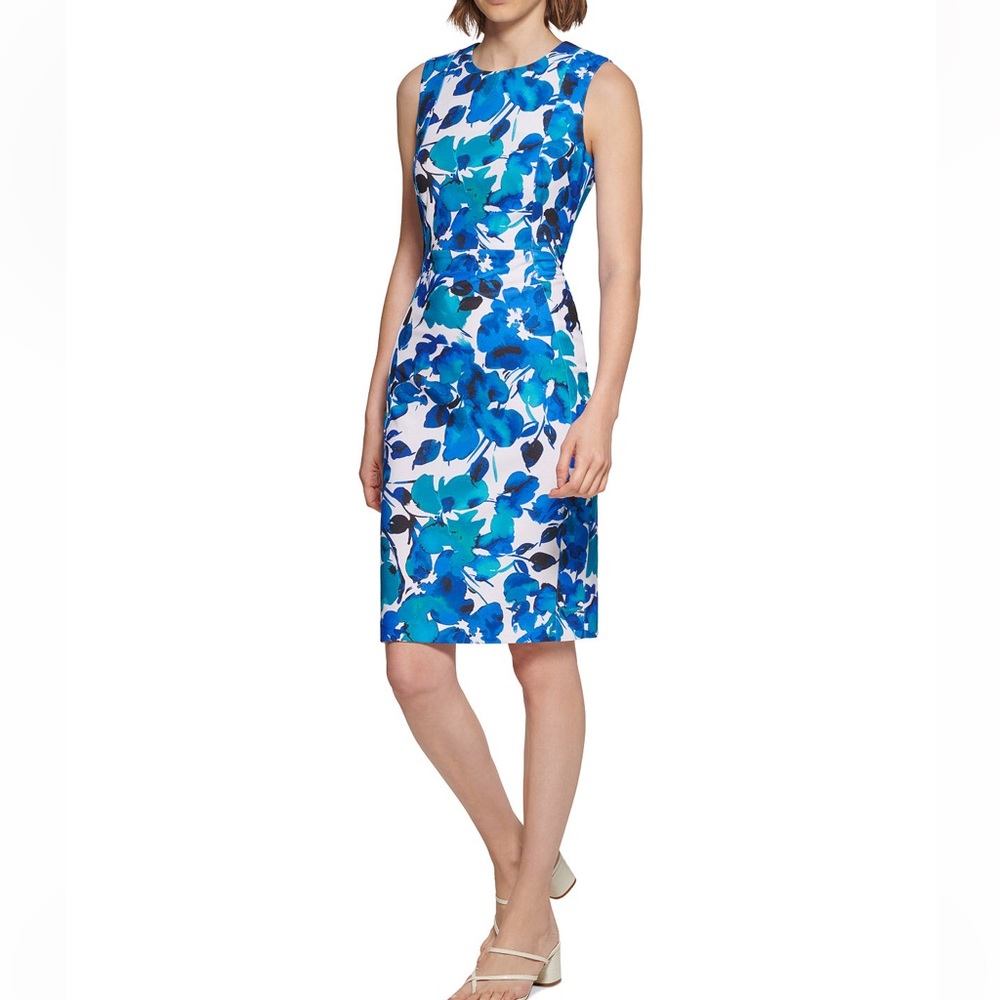 Floral Print Sheath Dress